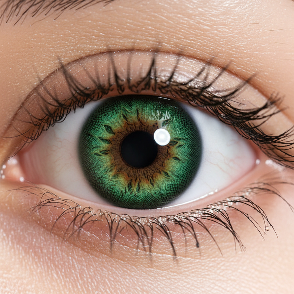Lush Olive brown – Natural Glow Circle Lenses